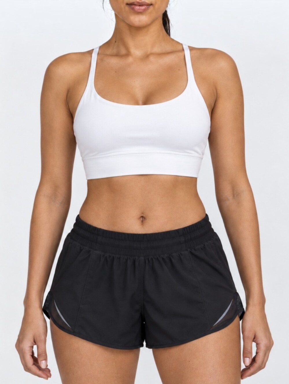 Lululemon Hotty Hot High Rise Lined Shorts 4" Black Size 6 Running Athletic